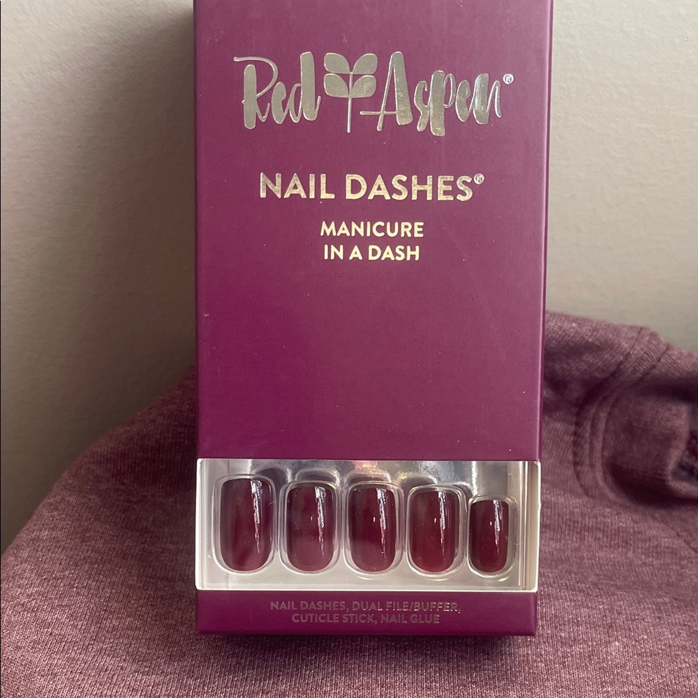 Red Aspen Nail Dashes Purple Riley
